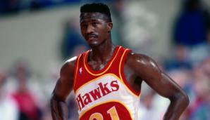 Platz 11: Dominique Wilkins (1982-1999) – Teams: Hawks, Clippers, Celtics, Spurs, Magic – Erfolge: 9x All-Star, 1x First Team, 4x Second Team, 2x Third Team.