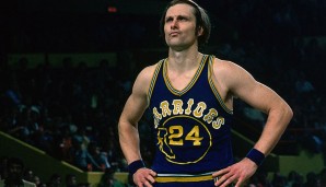 Platz 8: Rick Barry (1965-1980) – Teams: Warriors, Rockets (beide NBA), Oaks, Capitols, Nets (alle ABA) – Erfolge: NBA Champion, Finals-MVP, 12x All-Star, 9x First Team (4x ABA, 5x NBA), 1x Second Team (NBA), All-Star Game MVP.