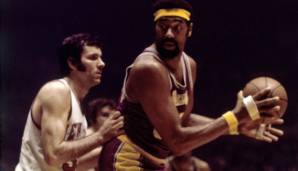 Platz 28: WILT CHAMBERLAIN (Los Angeles Lakers, 1970/71) | Overall-Rating: 93 | Dreier-Rating: 25 | Dunk-Rating: 49