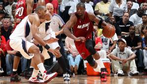Platz 12: Dwyane Wade (Miami Heat) – 204 Punkte in sieben Spielen gegen die Atlanta Hawks (2008/09) – 29,1 Punkte, Serie: Verloren