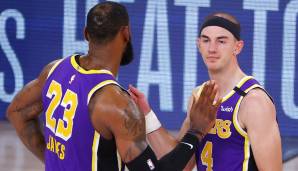 Alex Caruso und die Los Angeles Lakers stehen kurz vor dem Titelgewinn.