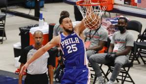 Platz 25: BEN SIMMONS (Philadelphia 76ers) | Dunk-Rating: 86 | Overall-Rating: 84