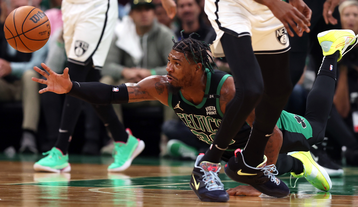 Saison 2021/22: MARCUS SMART (Boston Celtics, 257 Punkte) - 1. Titel | Zweiter: Mikal Bridges (Suns, 202 Punkte), Dritter: Rudy Gobert (Jazz, 136 Punkte)