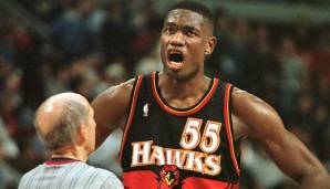 Saison 1997/98: DIKEMBE MUTOMBO (Atlanta Hawks, 39 Punkte) - 3. Titel | Zweiter: Gary Payton (Sonics, 37 Punkte), Dritter: David Robinson (Spurs, 10 Punkte)
