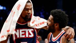 Kevin Durant und Kyrie Irving spielen seit 2019 für die Brooklyn Nets.