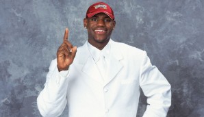 Draft 2003: LEBRON JAMES | Pick: 1 | Teams: Cavs, Heat, Lakers | Karriere-Stats: 27,1 Punkte, 7,5 Rebounds und 7,4 Assist bei 50,5 Prozent FG und 34,6 Prozent Dreier | Erfolge: 4x Champion, 4x Finals-MVP, 4x MVP, 18x All-Star, 13x All-NBA First Team