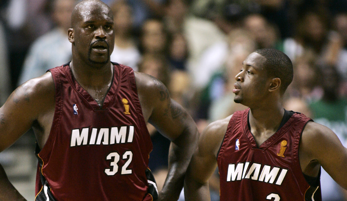 2004/05 und 2005/06: SHAQUILLE O'NEAL | Team: Miami Heat | Gehalt: 27,7 Millionen und 20 Millionen Dollar