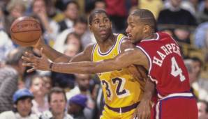1984/85 bis 1986/87: MAGIC JOHNSON | Team: Los Angeles Lakers | Gehalt: jeweils 2,5 Millionen Dollar pro Jahr