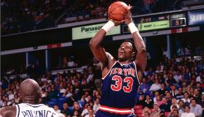 1987/88 bis 1990/91: PATRICK EWING | Team: New York Knicks | Gehalt: 2,8 bis 4,3 Millionen Dollar pro Jahr