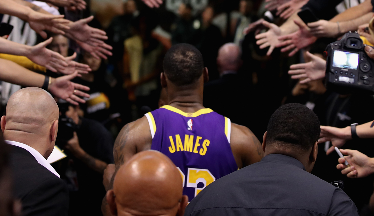 LeBron James brachte den Lakers den 17. Titel - doch L.A. verpasste mit ihm auch zweimal komplett die Playoffs.