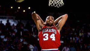 Platz 19: CHARLES BARKLEY | 40 Punkte | Philadelphia 76ers | Am 30.01.1987 gegen die Chicago Bulls | Michael Jordan: 49 Punkte | PHI-CHI: 121-112