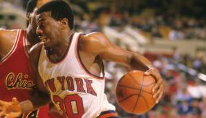 Platz 15: BERNARD KING | 41 Punkte | New York Knicks | Am 01.03.1985 gegen die Chicago Bulls | Michael Jordan: 21 Punkte | CHI-NYK: 109-104