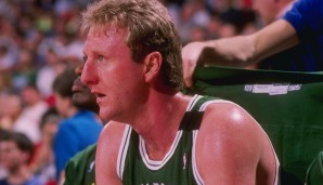 Platz 20: LARRY BIRD | Team: Boston Celtics | Saison: 1986/87 | Alter: 30 | Punkteschnitt: 28,1