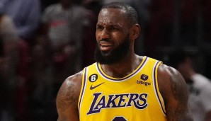 LeBron James und die Los Angeles Lakers haben nach einem Fehlerfestival gegen die Heat verloren.