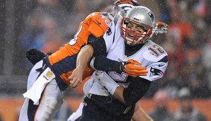 Tom Brady bekommt es am Sonntag wieder mit dem aggressiven Pass-Rush der Broncos zu tun
