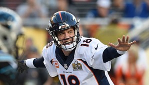 Peyton Manning gewann den Superbowl 50 gegen die Carolina Panthers
