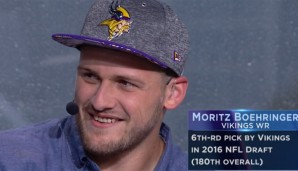 Moritz Böhringer spielt von nun an für die Minnesota Vikings