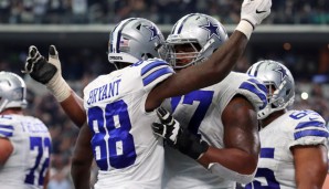 Cowboys-Receiver Dez Bryant bejubelt einen Touchdown gegen die Ravens