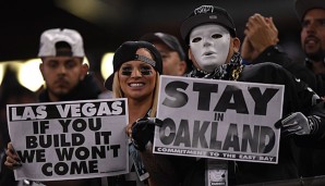 Die Fans der Oakland Raiders wollen nicht, dass ihr Team nach Las Vegas zieht