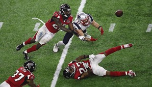 Julian Edelman sorgte mit diesem Catch für das irrste Play im Super Bowl