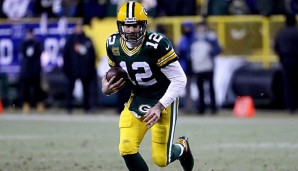 Aaron Rodgers führte die Packers in der Vorsaison mit 40 TD-Pässen bei nur sieben Picks in die Playoffs