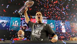 Tom Brady gewann in den vergangenen drei Jahren zwei Super-Bowl-Titel mit den Patriots