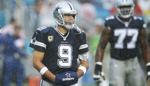 Tony Romo warf in der Vorsaison lediglich drei Pässe für die Cowboys