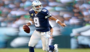 Romo spielt seit 2003 für die Dallas Cowboys und bringt es in der Regular Season auf 34.183 Passing-Yards und 248 TDs