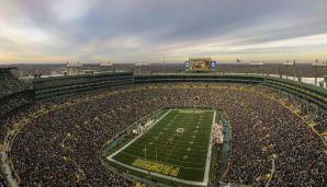Platz 1: Lambeau Field (Green Bay Packers) - Eröffnet: 1957, Fassungsvermögen: 81.411 Zuschauer.