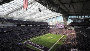Platz 6: U.S. Bank Stadium (Minnesota Vikings) - Eröffnet: 2016, Fassungsvermögen: 66.665 Zuschauer.