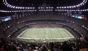 Platz 15: Mercedes-Benz Superdome (New Orleans Saints) - Eröffnet: 1975, Fassungsvermögen: 73.208 Zuschauer.