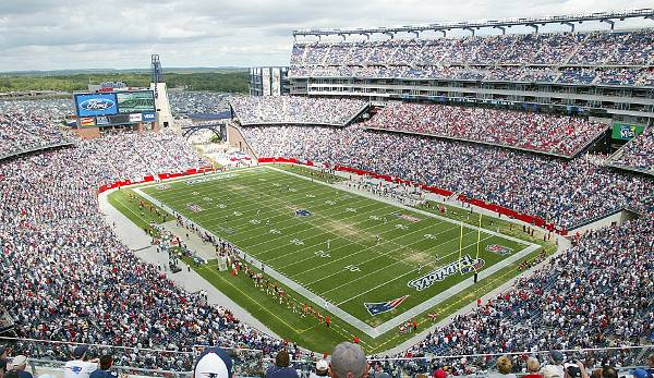 Platz 13: Gillette Stadium (New England Patriots) - Eröffnet: 2002, Fassungsvermögen: 66.829 Zuschauer.