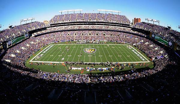 Platz 24: M&T Bank Stadium (Baltimore Ravens) - Eröffnet: 1998, Fassungsvermögen: 71.008 Zuschauer.