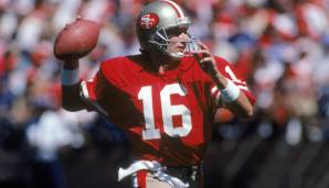 2. Joe Montana: 82. Pick (3. Runde) im Draft 1979 - San Francisco 49ers. Joe Cool gewann vier Super Bowls und war dreimal Super Bowl MVP. Er gehörte zum 80er-Jahre-All-Decade-Team und wurde 2000 in die Hall of Fame gewählt.