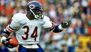 11. Walter Payton, Running Back - Chicago Bears (1975-1987): 125 Touchdowns.