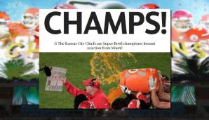 Der Kansas City Star bringt es auf den Punkt! "Champs!"