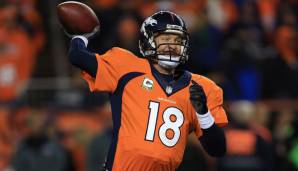 PEYTON MANNING (Denver Broncos): Der Mann, dessen Vorbild Brady nun sicher gern folgen würde, ist Manning, der nach seiner Colts-Zeit 2012 nach Denver kam und schließlich mit dem Sieg in Super Bowl 50 abtrat.