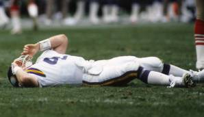 ARCHIE MANNING (Minnesota Vikings): Nach einer langen und erfolgreichen Karriere bei den Saints landete Manning 1983 noch in Houston und dann Minnesota, wo er bis 1984 nur noch wenige Spiele machte.
