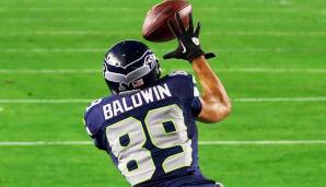 14.: DOUG BALDWIN (Wide Receiver, Seahawks) - Baldwin fing gleich in seinem ersten NFL-Spiel einen 55-Yard-Touchdown. Der Slot-Receiver spielte acht Jahre für Seattle, verbuchte dreimal über 900 Yards und wurde zweimal Pro Bowler.