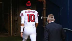 SAN FRANCISCO 49ERS: Jimmy Garoppolo ist nicht die langfristige Lösung als Quarterback, ein neuer Starter muss her. Die Niners werden an dritter Position einen QB draften. Die Frage ist nur: Wer wird es werden?