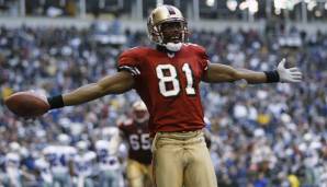 14. TERRELL OWENS, Wide Receiver: 16.185 Scrimmage-Yards (Rushing Yards: 251 / Receiving Yards: 15.934) - Teams: 49ers, Eagles, Cowboys, Bills, Bengals.