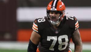 Right Tackle: JACK CONKLIN, Cleveland Browns - Cap-Hit: 13 Millionen Dollar