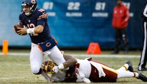 MATT BARKLEY (2016 mit den Chicago Bears gegen die Washington Redskins): 24/40, 323 Yards, 2 Touchdowns, 5 Interceptions