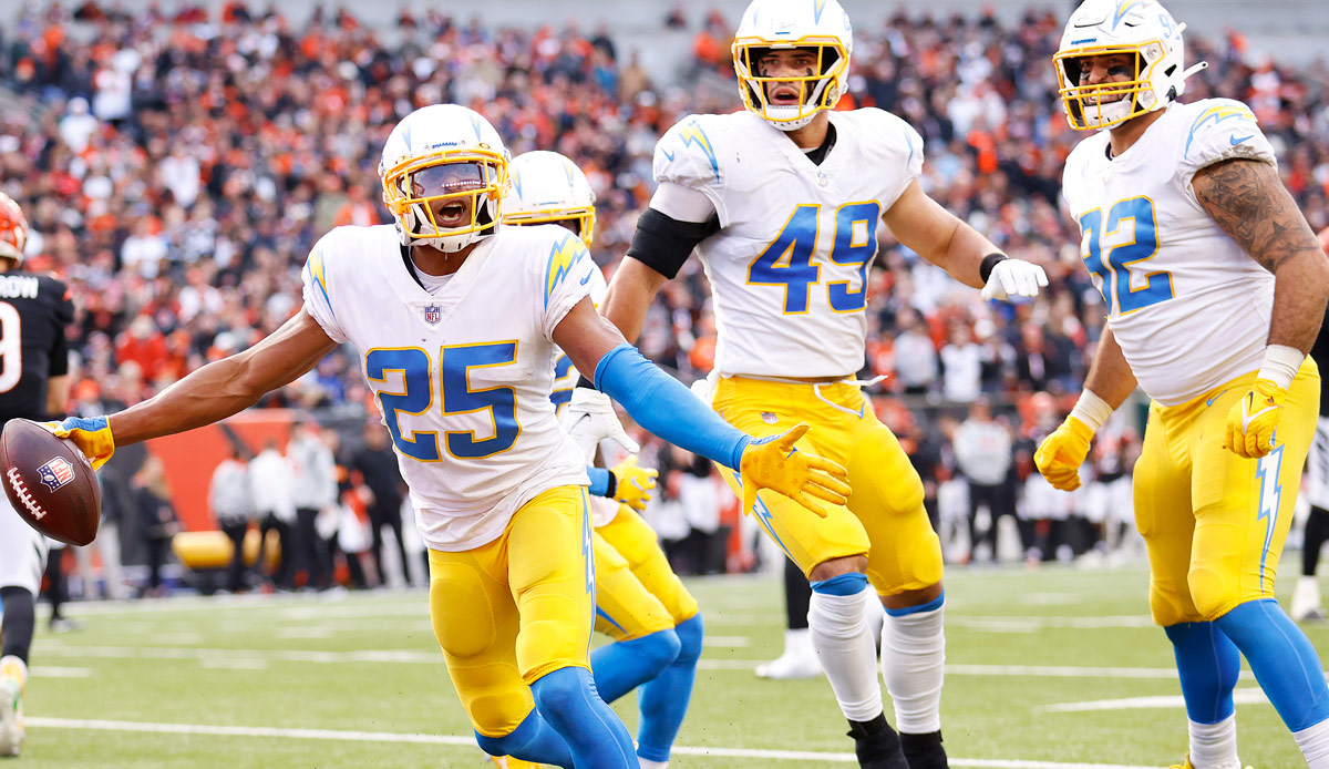 Platz 5 in der AFC: LOS ANGELES CHARGERS (7-5)