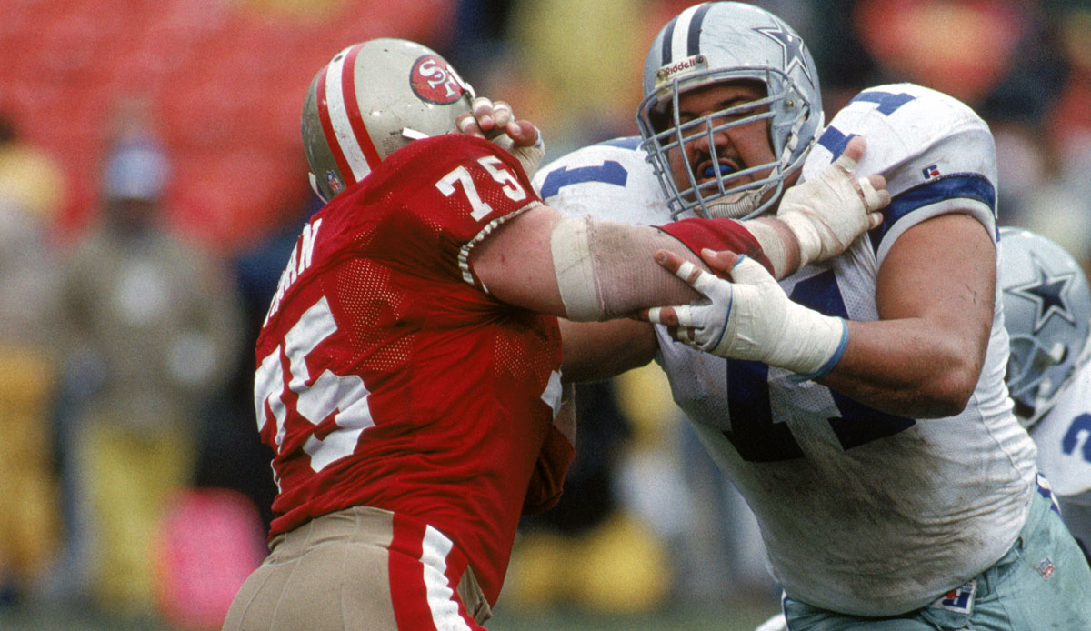 Left Tackle - MARK TUINEI: Der Undrafted Free Agent spielte von 1983 bis 1997 für die Cowboys, seit 1989 durchweg als Starter. Er wurde zweimal in den Pro Bowl gewählt.