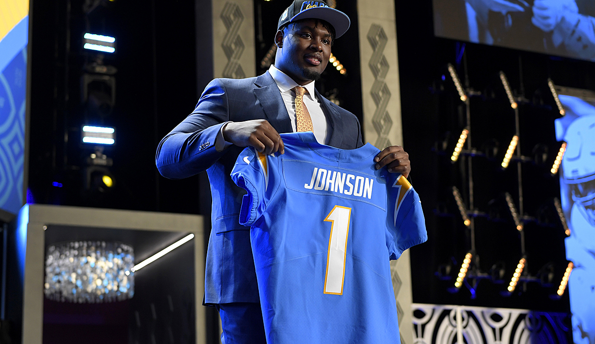17. PICK - LOS ANGELES CHARGERS: ZION JOHNSON, OG, BOSTON COLLEGE