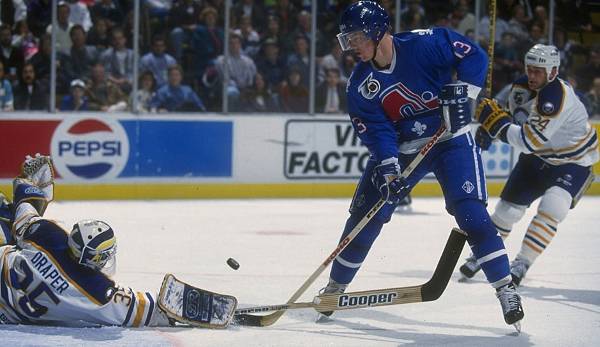 Platz 4: Mats Sundin (Quebec Nordiques) in der Saison 1992/93 mit 30 Spielen.