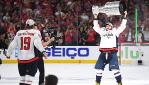 Alexander Ovechkin gewann 2018 mit Washington den Stanley Cup.