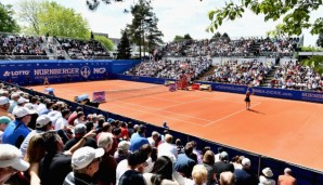 NUREMBERG, GERMANY - MAY 22: A general view of Center Court is pictured during Day seven of the Nuernberger Versicherungscup 2015 on May 22, 2015 in Nuremberg, Germany. (Photo by Dennis Grombkowski/Bongarts/Getty Images)