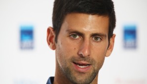 LONDON, ENGLAND - NOVEMBER 11: Novak Djokovic of Serbia speaks with the media during a press conference prior to the Barclays ATP World Tour Finals at O2 Arena at O2 Arena on November 11, 2016 in London, England. (Photo by Clive Brunskill/Getty Ima...